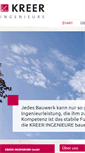 Mobile Screenshot of kreer-ingenieure.de